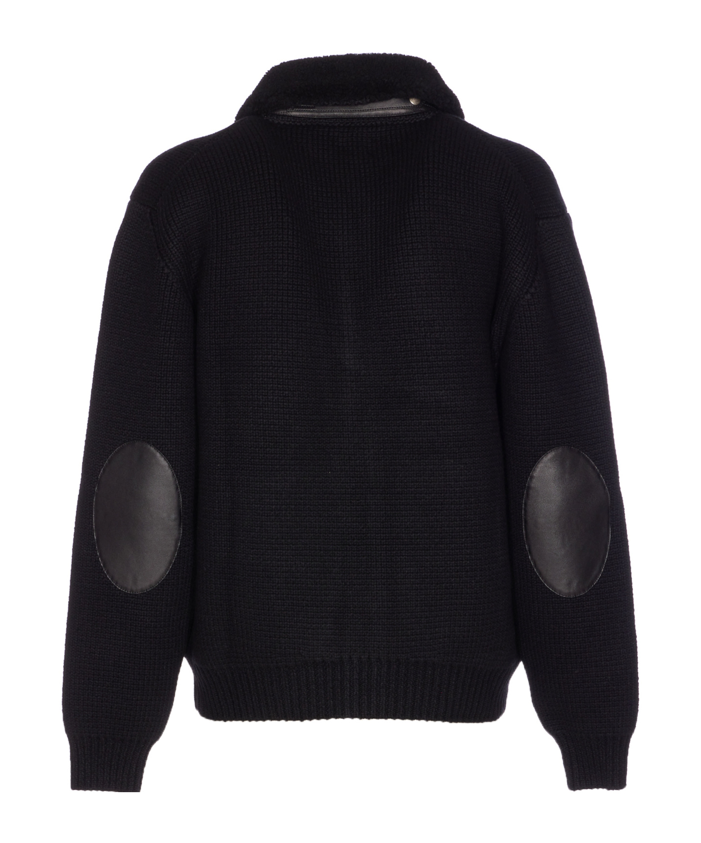 Tom Ford Shawl-collar Ribbed Silk And Wool-blend Cardigan In Black
