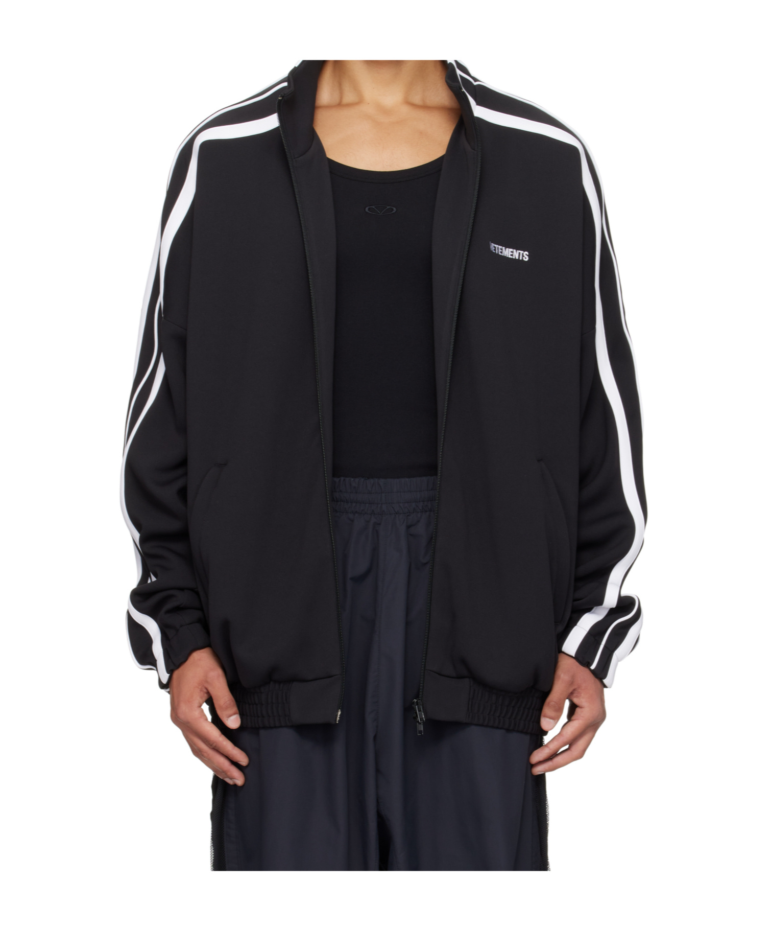 Vetements Zipper Jacket In Black
