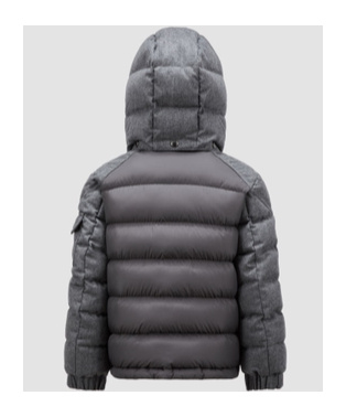 Moncler Montgenevre Down Jacket Grey In Gray