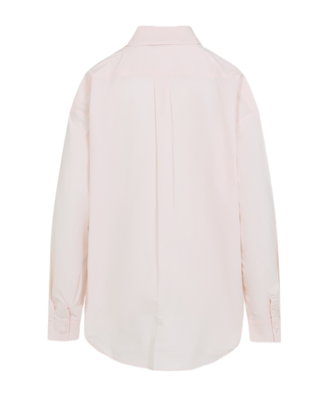 The Frankie Shop Ornella Side Button-up Shirt In Pink