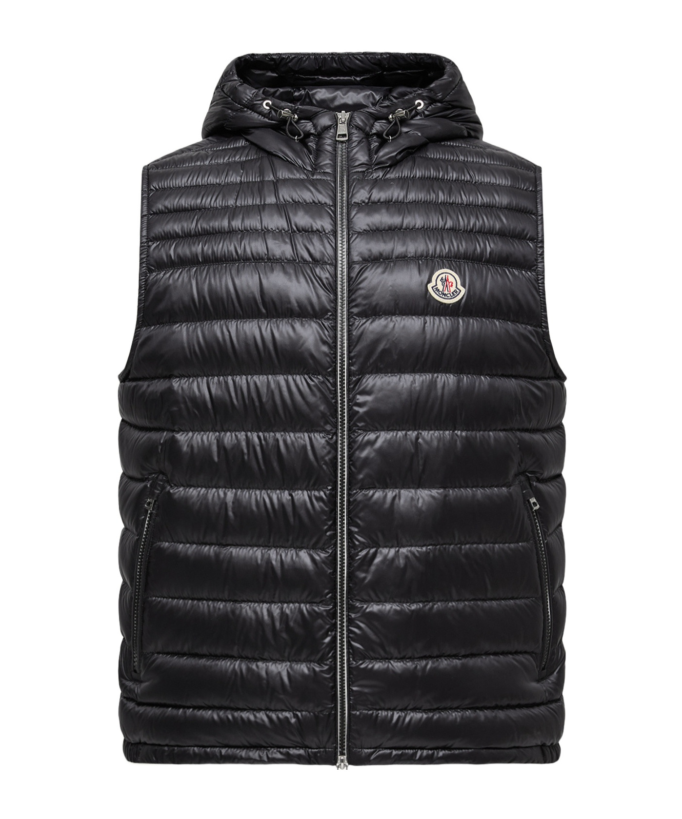 Moncler Orant Padded Vest With Hood In Black