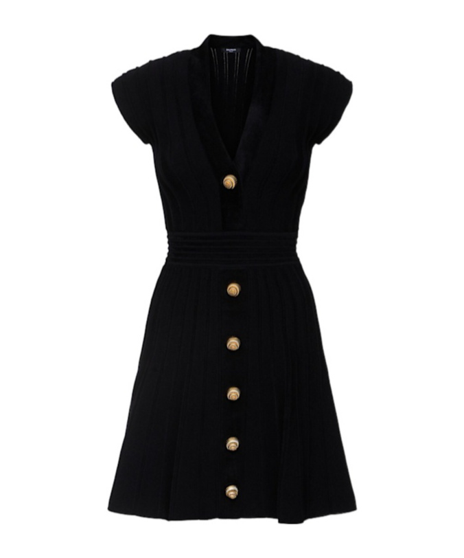 Balmain V-neck Dress