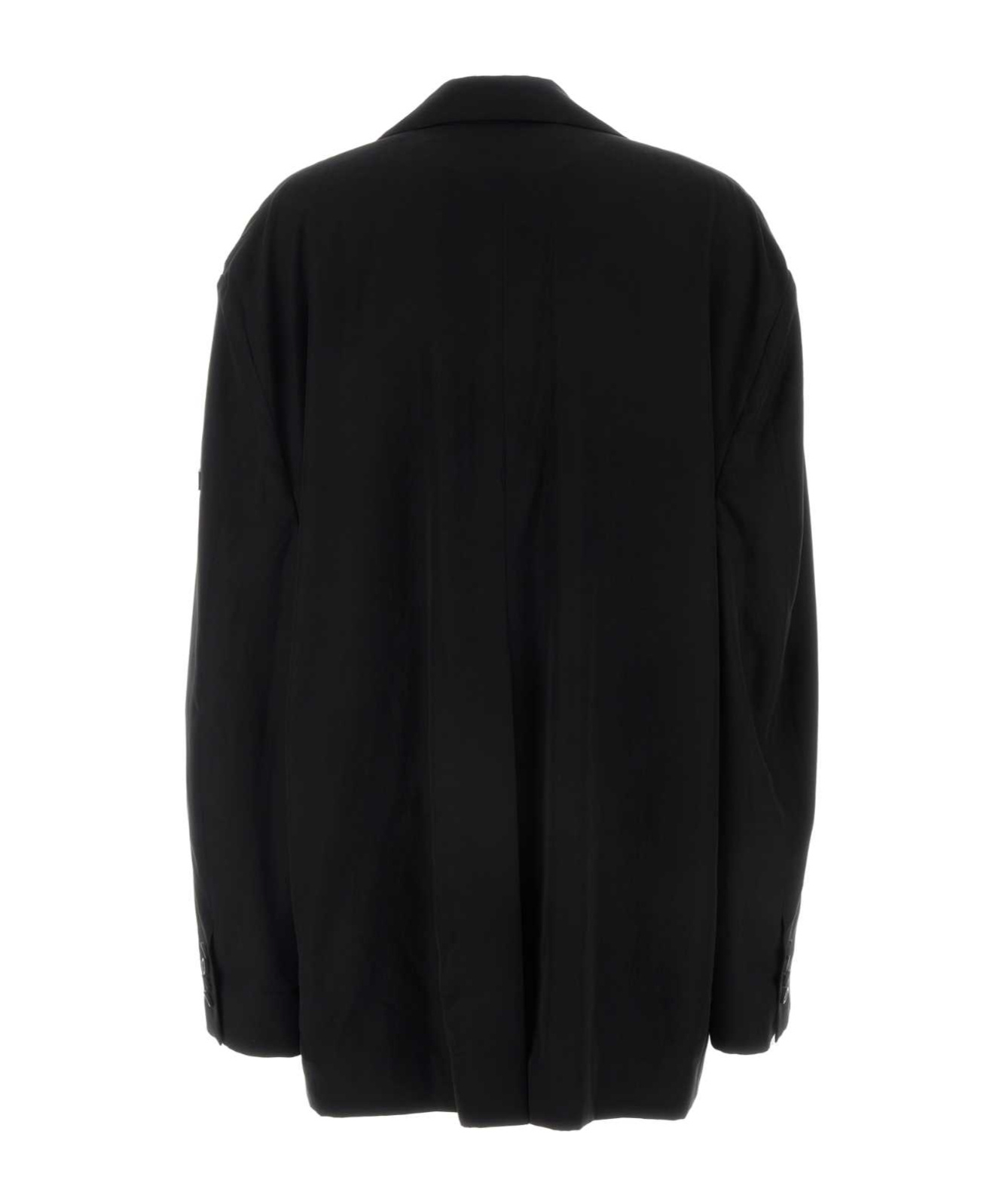 Balenciaga Single-breasted Blazer In Black