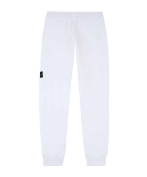 Stone Island Elastic Waist Sweatpants In White