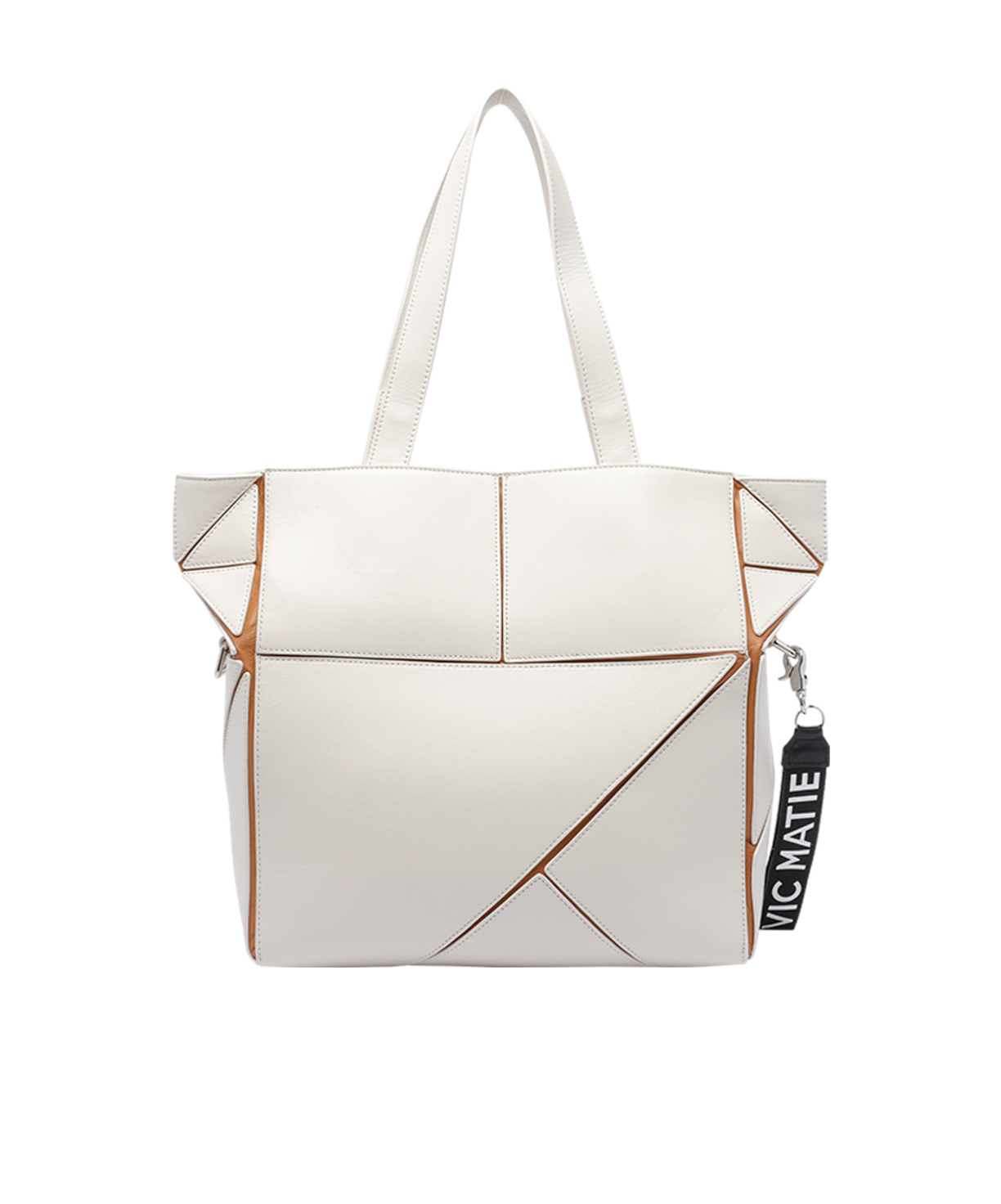 VIC MATIE DOUBLE HANDLE SHOULDER BAG