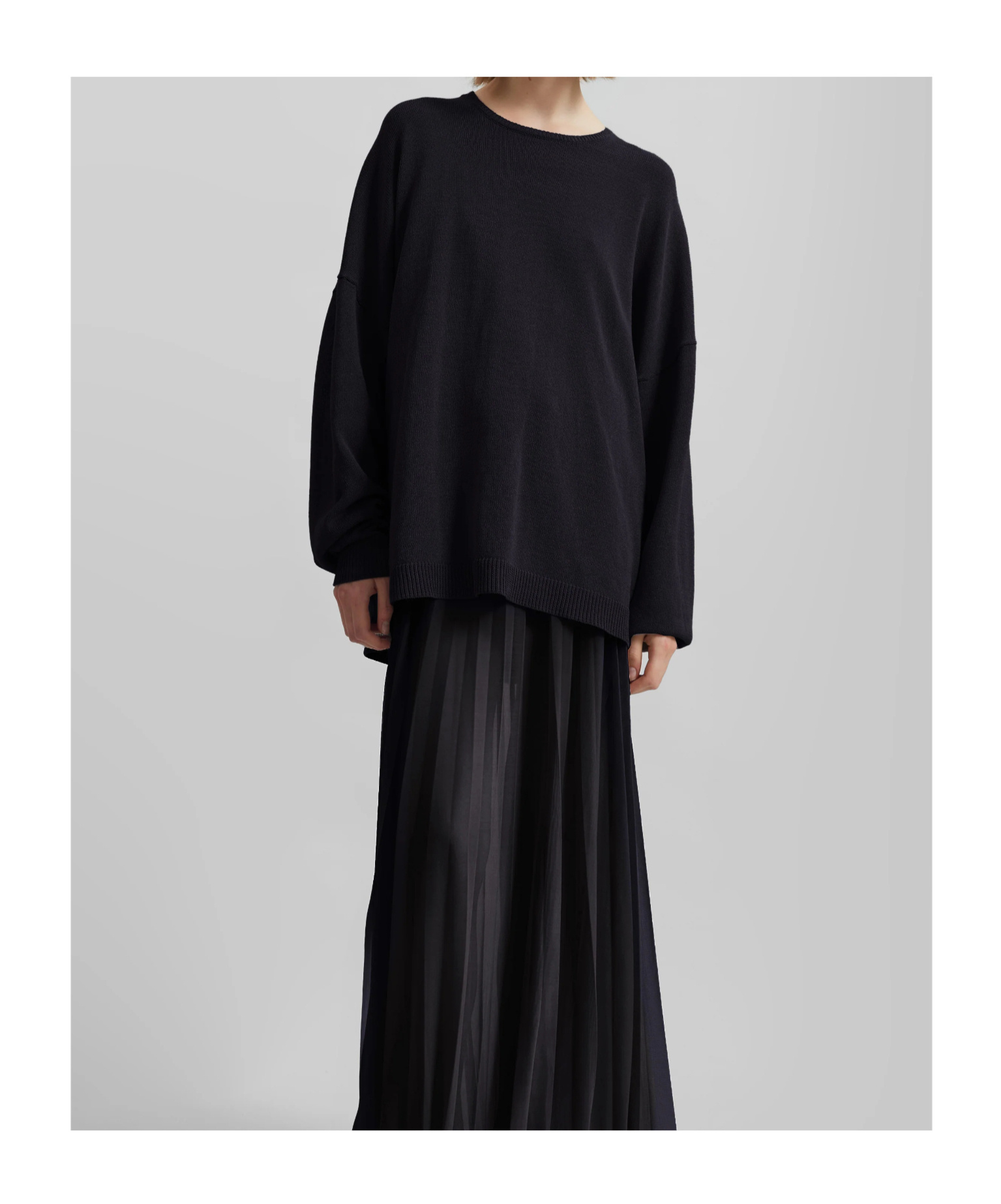 Shop The Frankie Shop Basel Crew Neck Sweater - Black
