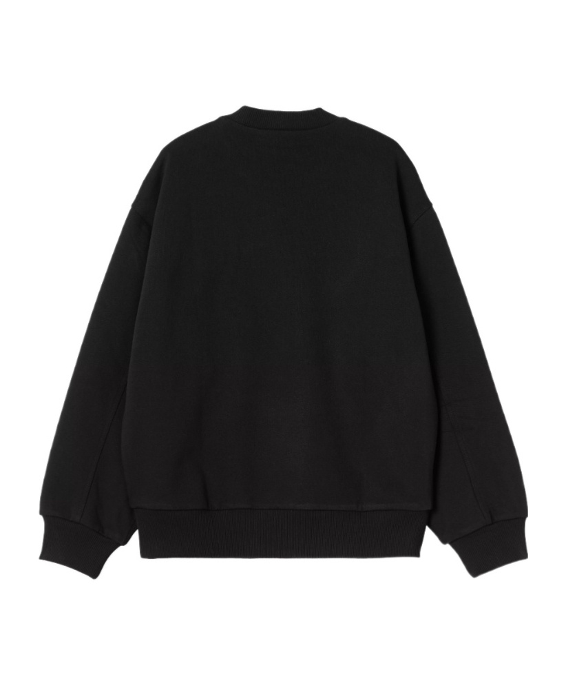Carhartt Zip-pocket Sweatshirt In Black