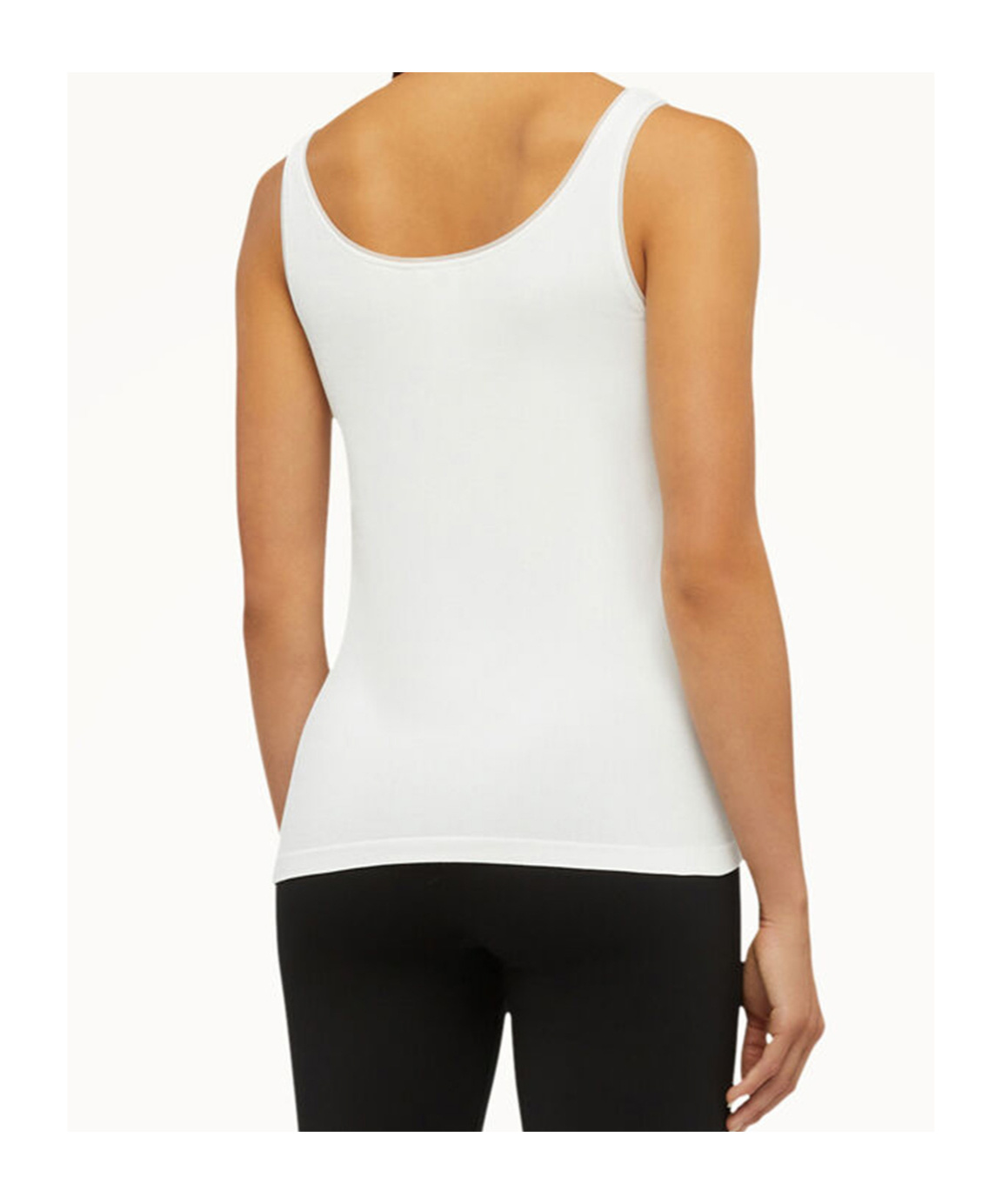 Wolford Crew Neck Vest In White