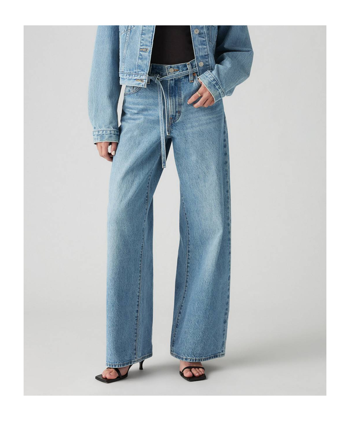 Shop Levi's Five-pocket Jeans In Blue