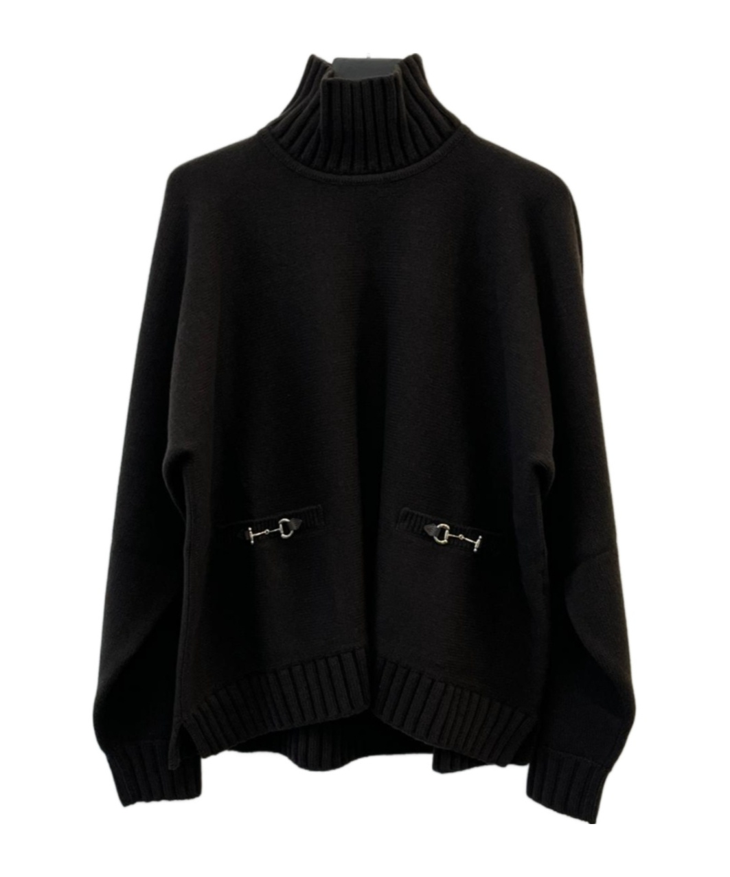 Gucci Wool And Cashmere Turtle-neck Jumper In Black
