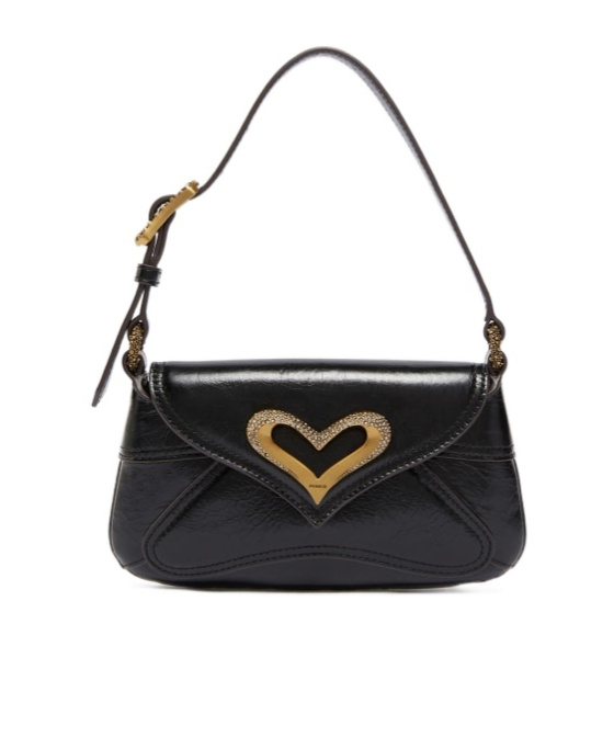 Pinko Small Rounded Rectangular Shoulder Backpack In Black