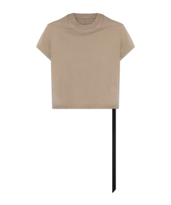 Rick Owens Drkshdw Short-sleeve Patch-pocket T-shirt In Brown