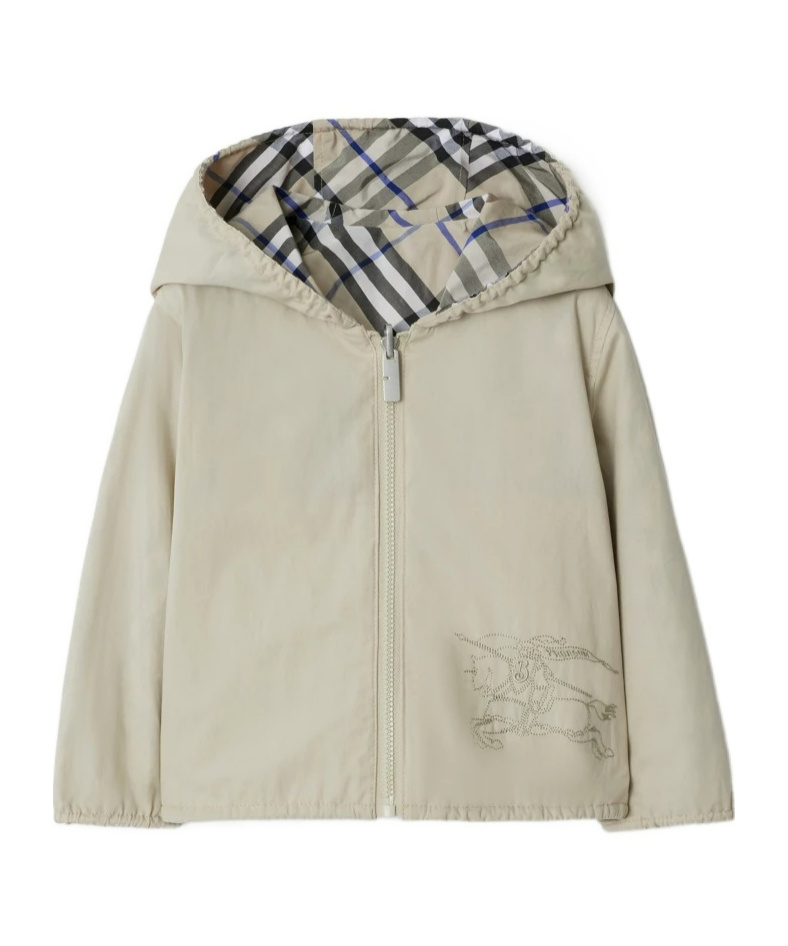 BURBERRY CHECK-PRINT REVERSIBLE JACKET