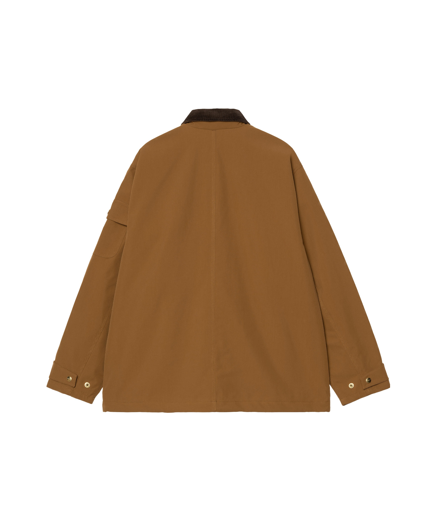 Carhartt Michigan Organic Cotton Single-breasted Coat In Brown