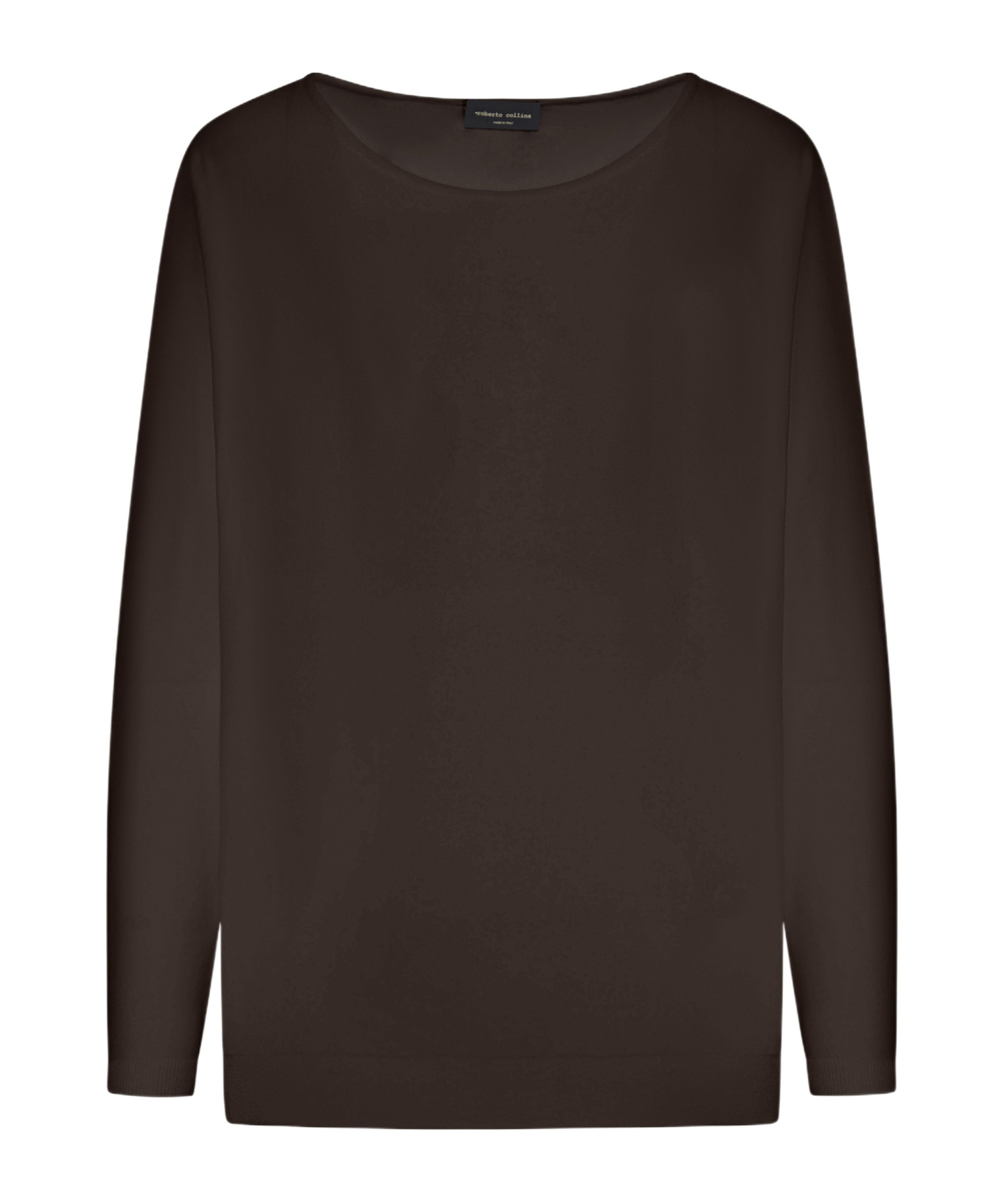 Roberto Collina Long Sleeve Sweatshirt In Black