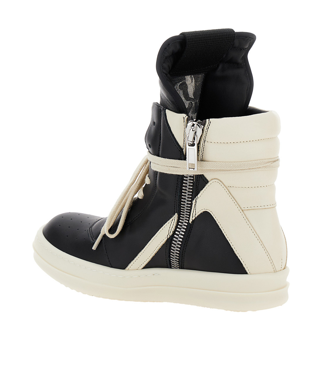 Shop Rick Owens Geobasket Sneakers In Black