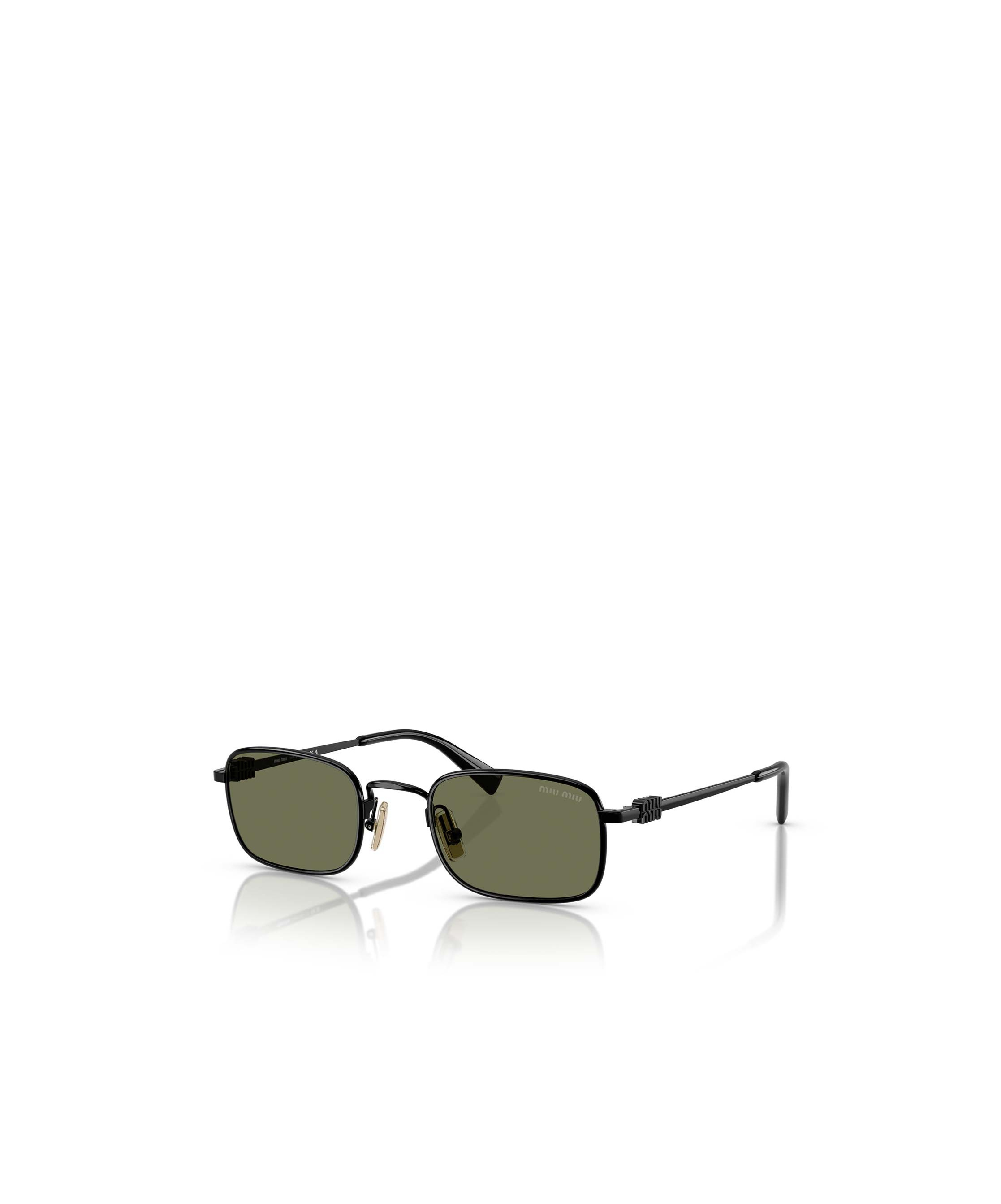 Miu Miu Eyewear Square-frame Sunglasses In Green
