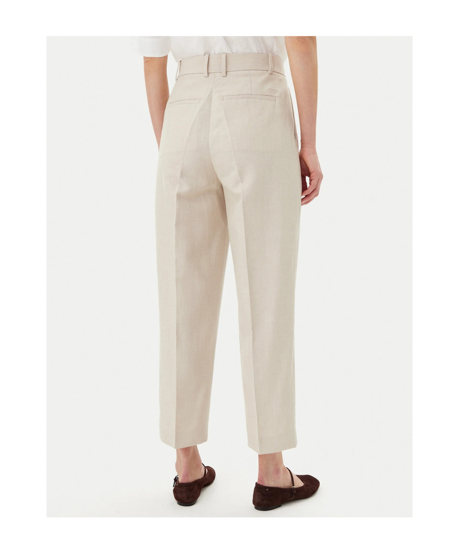 Tommy Hilfiger Mix Pleated Tapered Pants