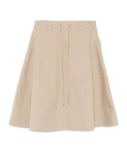 Moschino A-line Midi Skirt In Neutral
