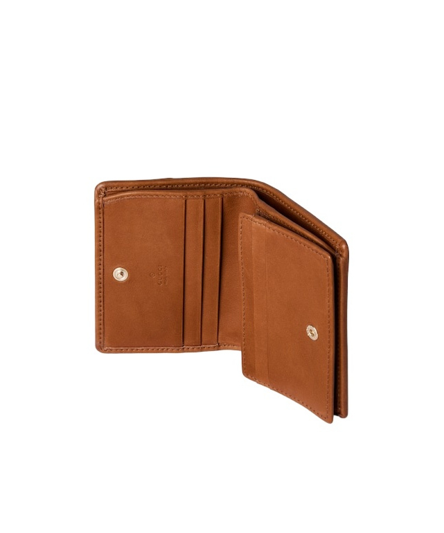 Gucci Gg Emblem Series Mini Wallets In Nude