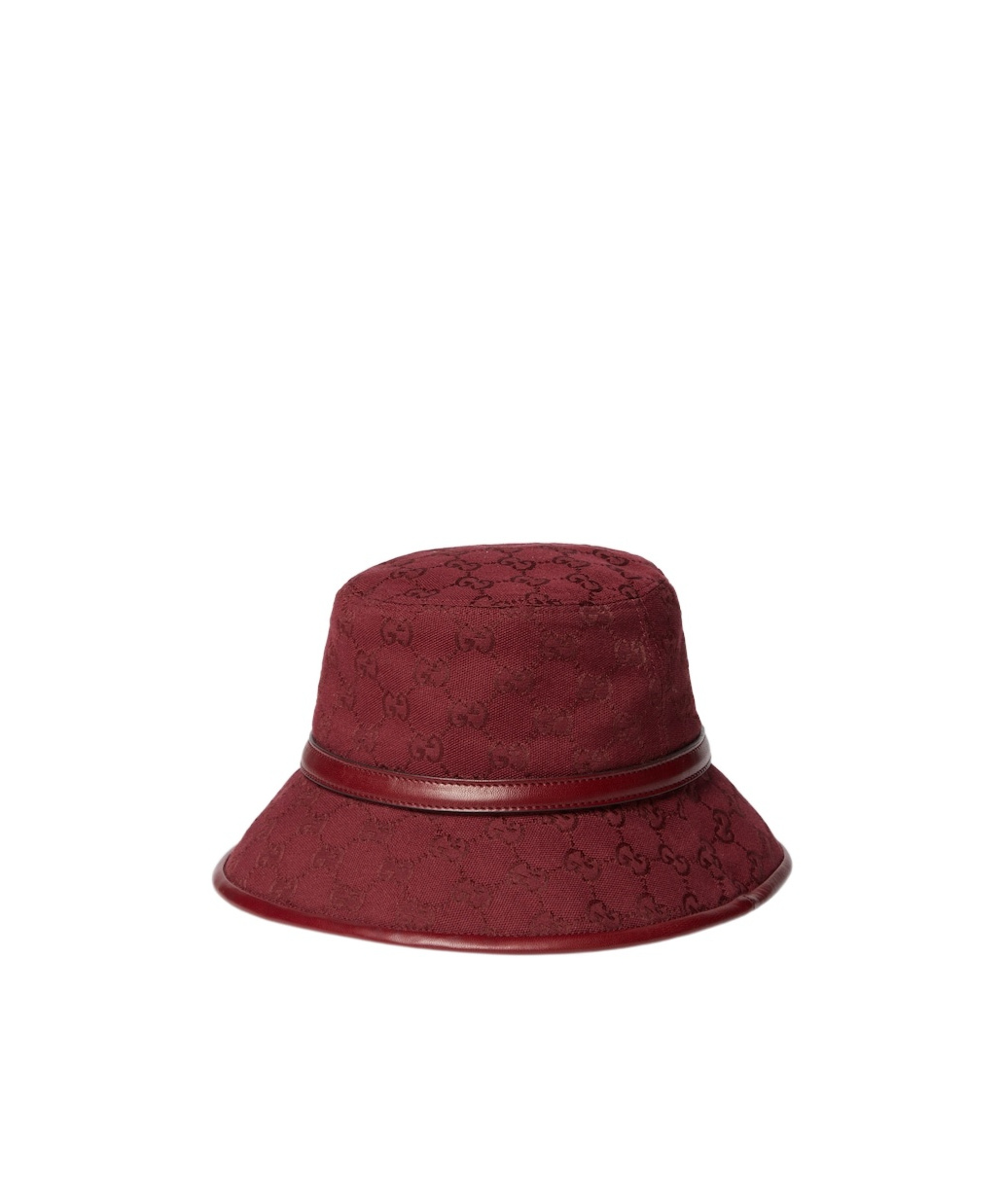 Gucci Gg Monogram Bucket Hat In Red
