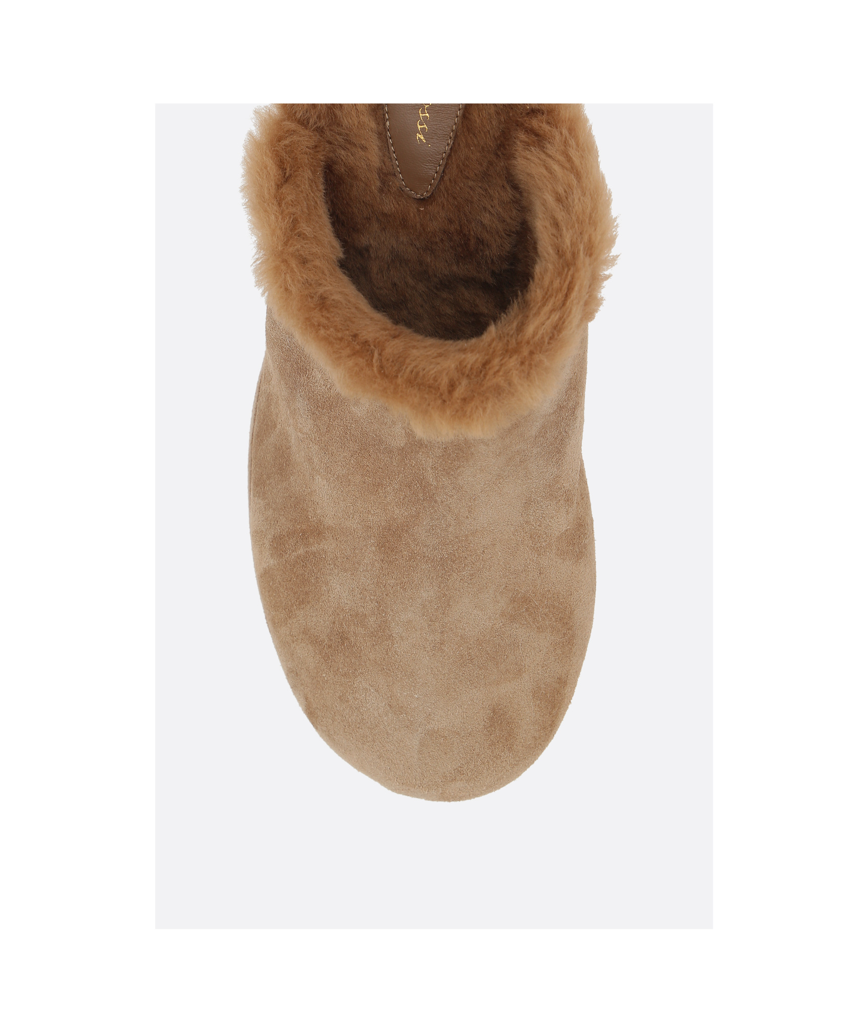 Gianvito Rossi Lyss 55 Clogs With Suede Platform In Brown