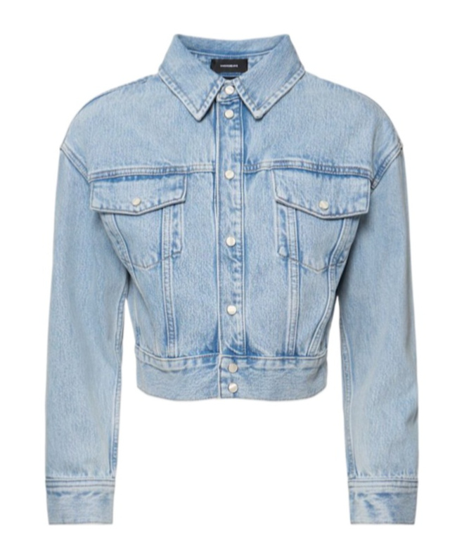 Wardrobe.nyc Giacca Cropped In Denim