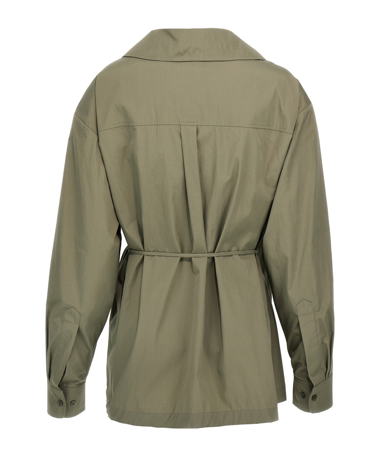 Shop Dries Van Noten Long-sleeved Shirt In Gray