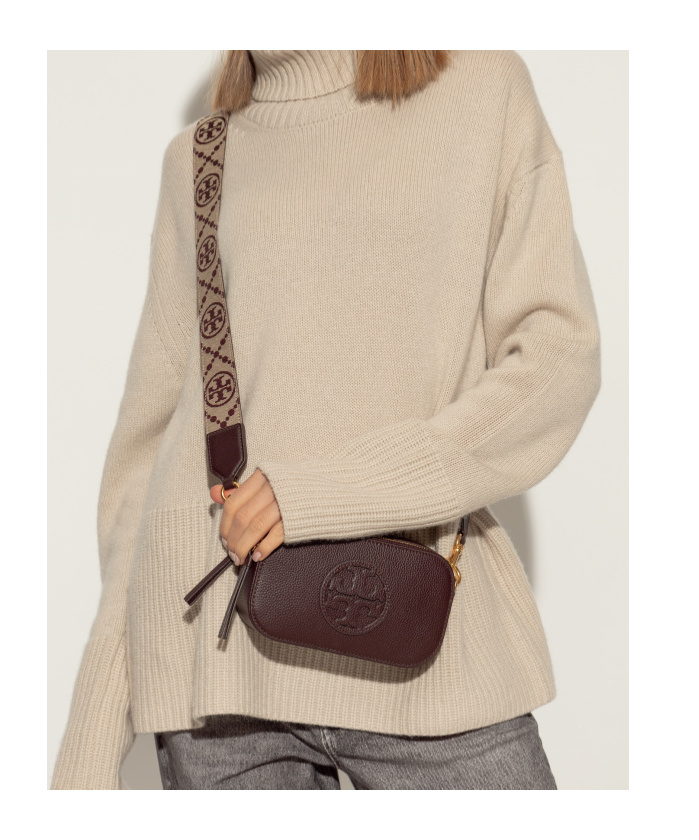 Tory Burch Mini Miller Cross Body Bag In Black