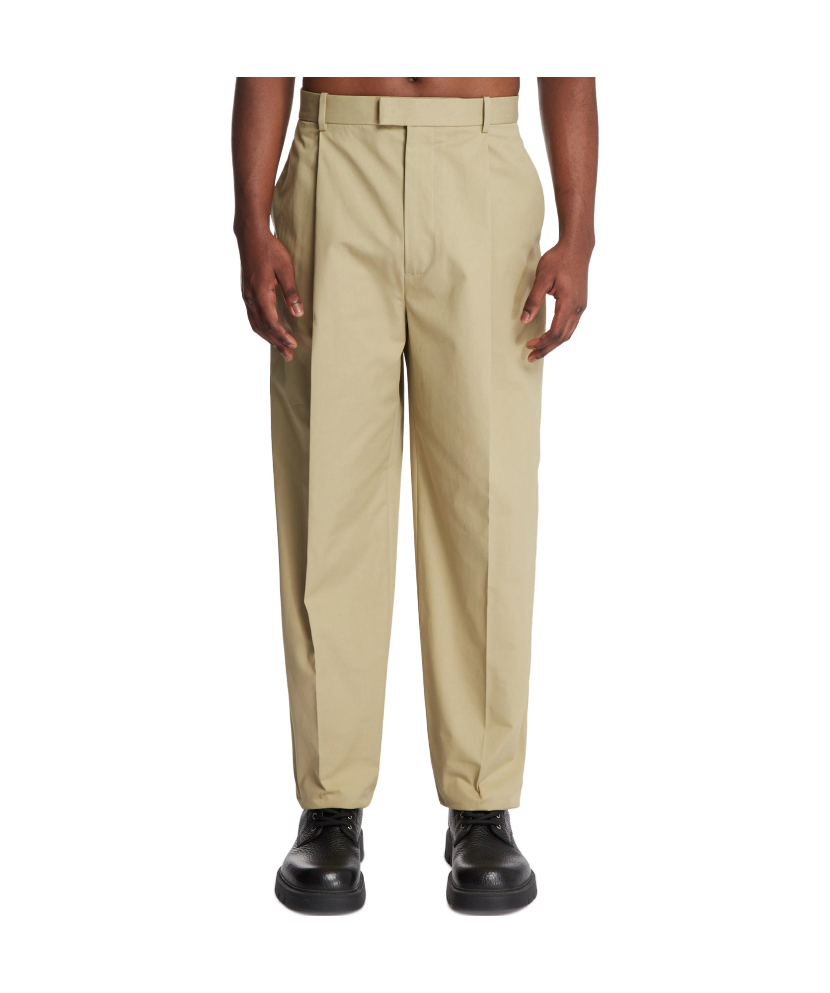 Bottega Veneta Belt-loop Casual Pants In Nude
