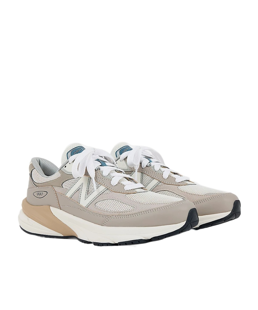 New Balance Unisex Made In Usa 990v6 In Beige/grau, Wildleder/mesh, Grösse 46.5 In Neutral
