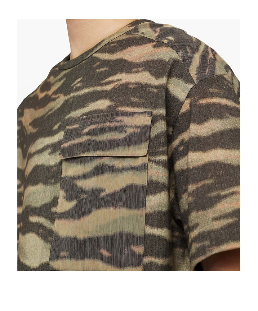 Jil Sander Printed Cotton T-shirt In Brown