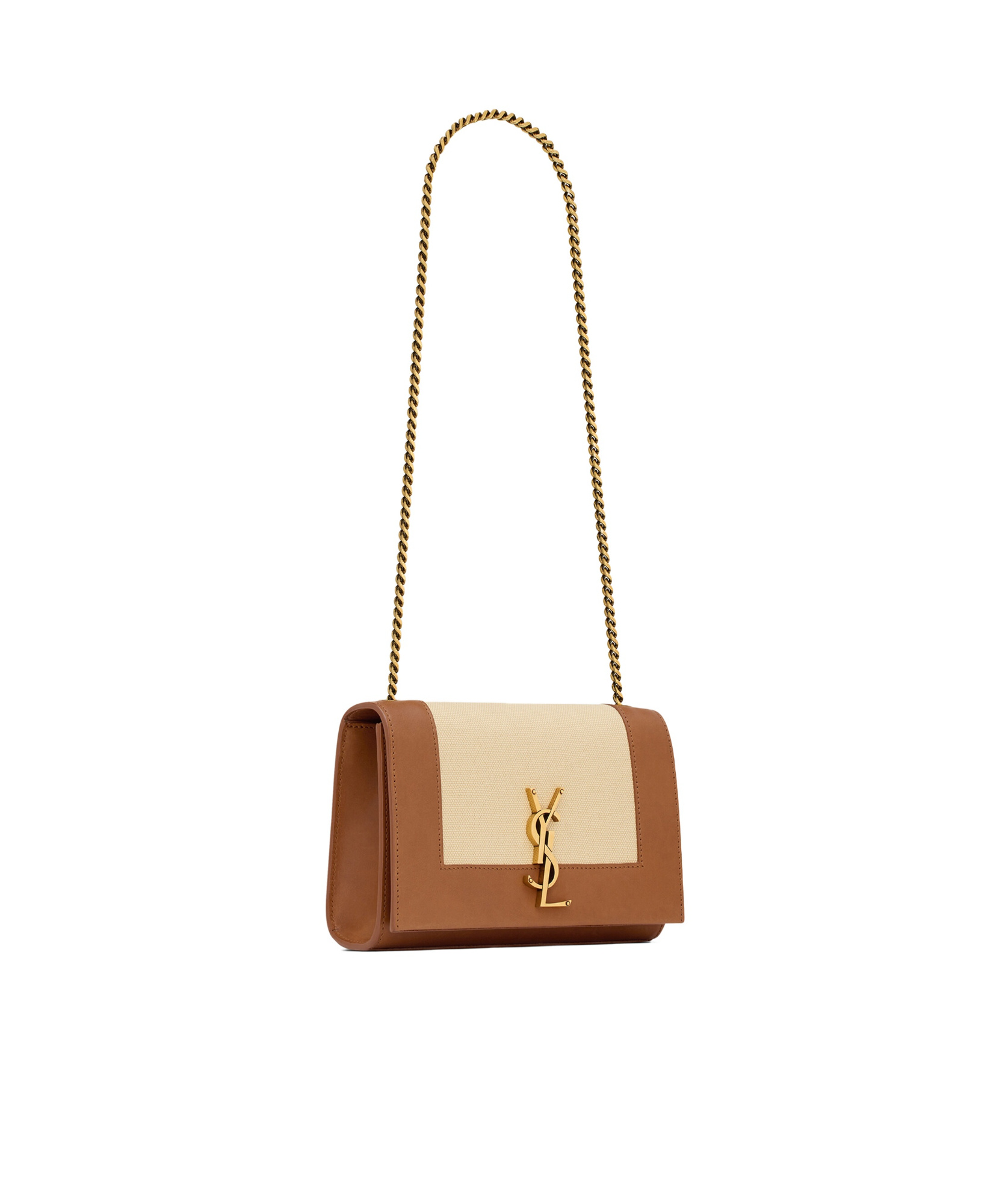 Saint Laurent Kate Small Shoulder Bag In Brown