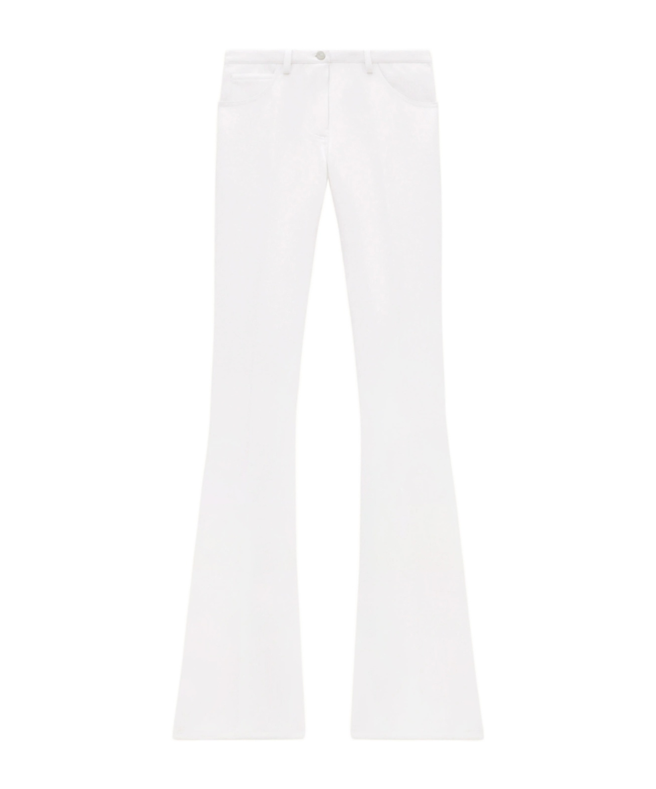 Courrèges Relax Bootcut Trousers In White