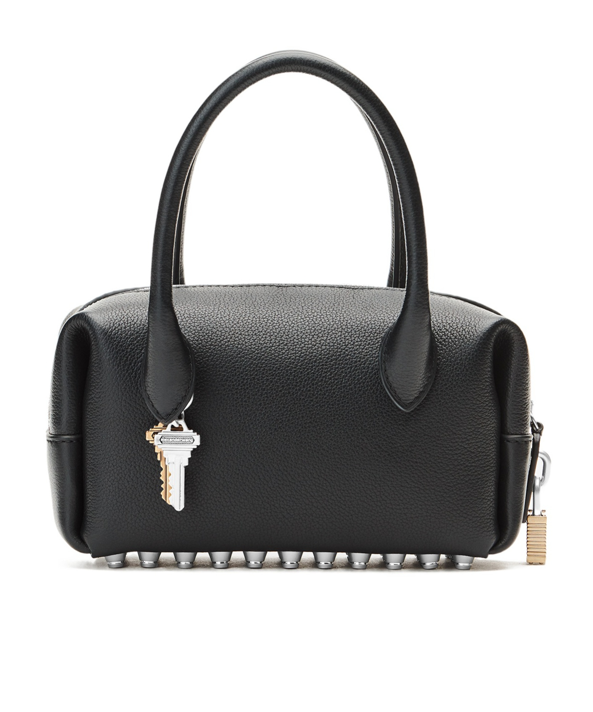 Alexander Wang Small Roux Studded Tote Bag In Black