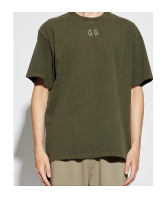 44 Label Group Green Crewneck Graphic Print T-shirt In Green