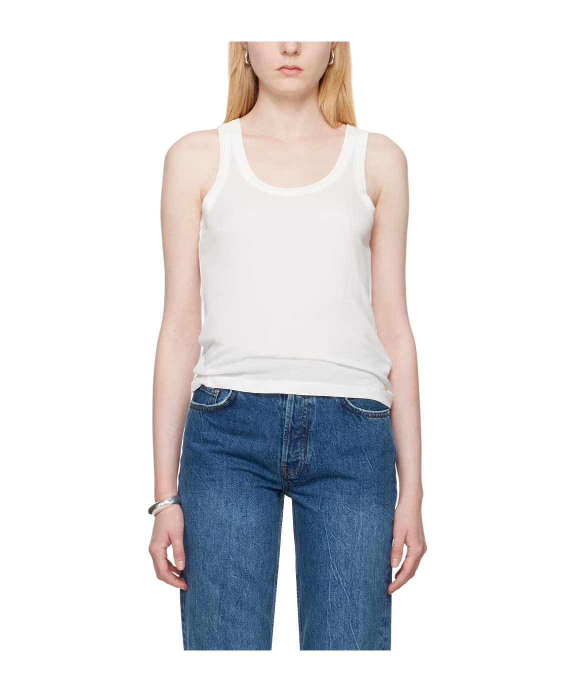 ANINE BING ROUND-NECK TANK TOP