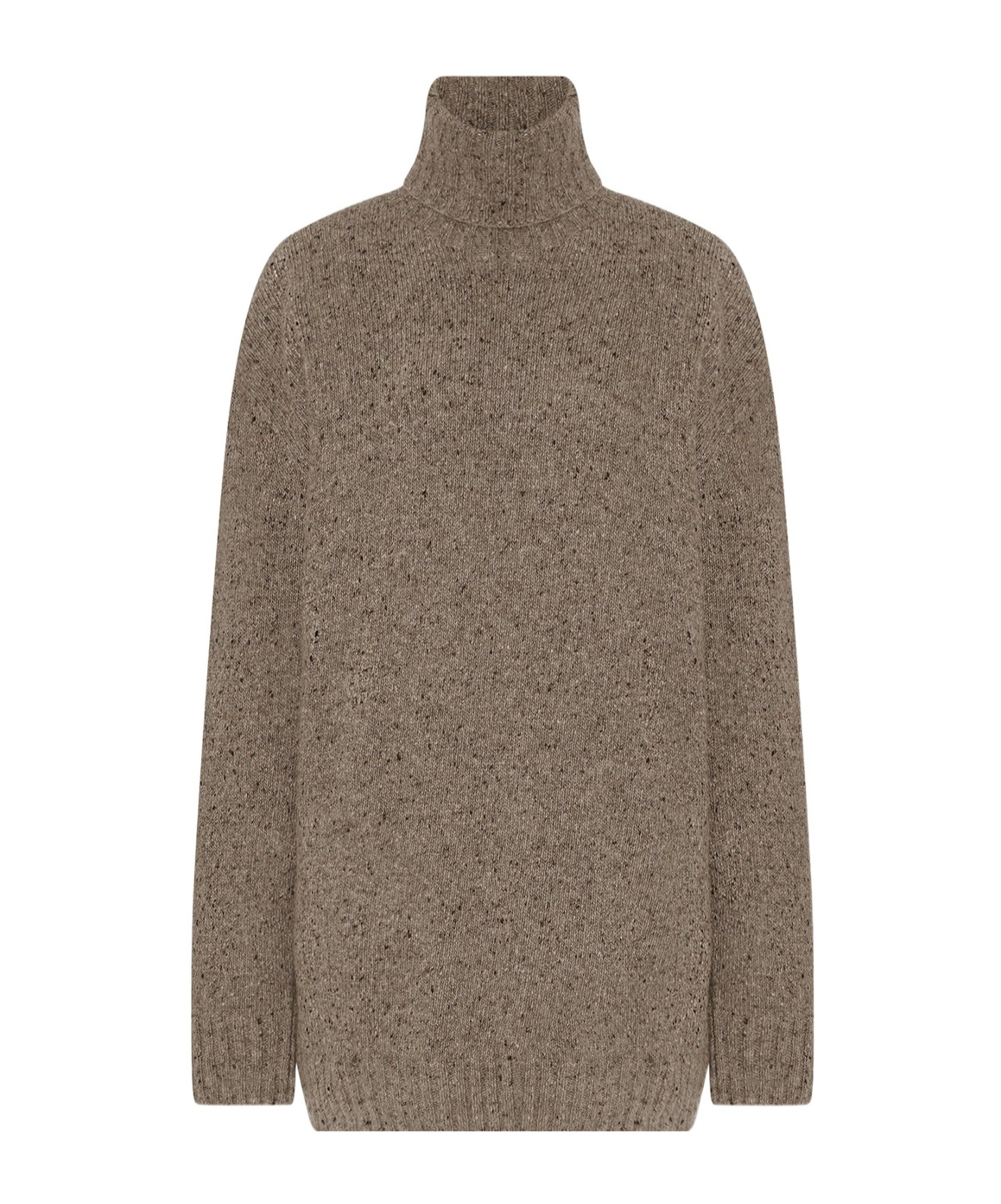 The Row Mirai Turtleneck In Cashmere In Brown