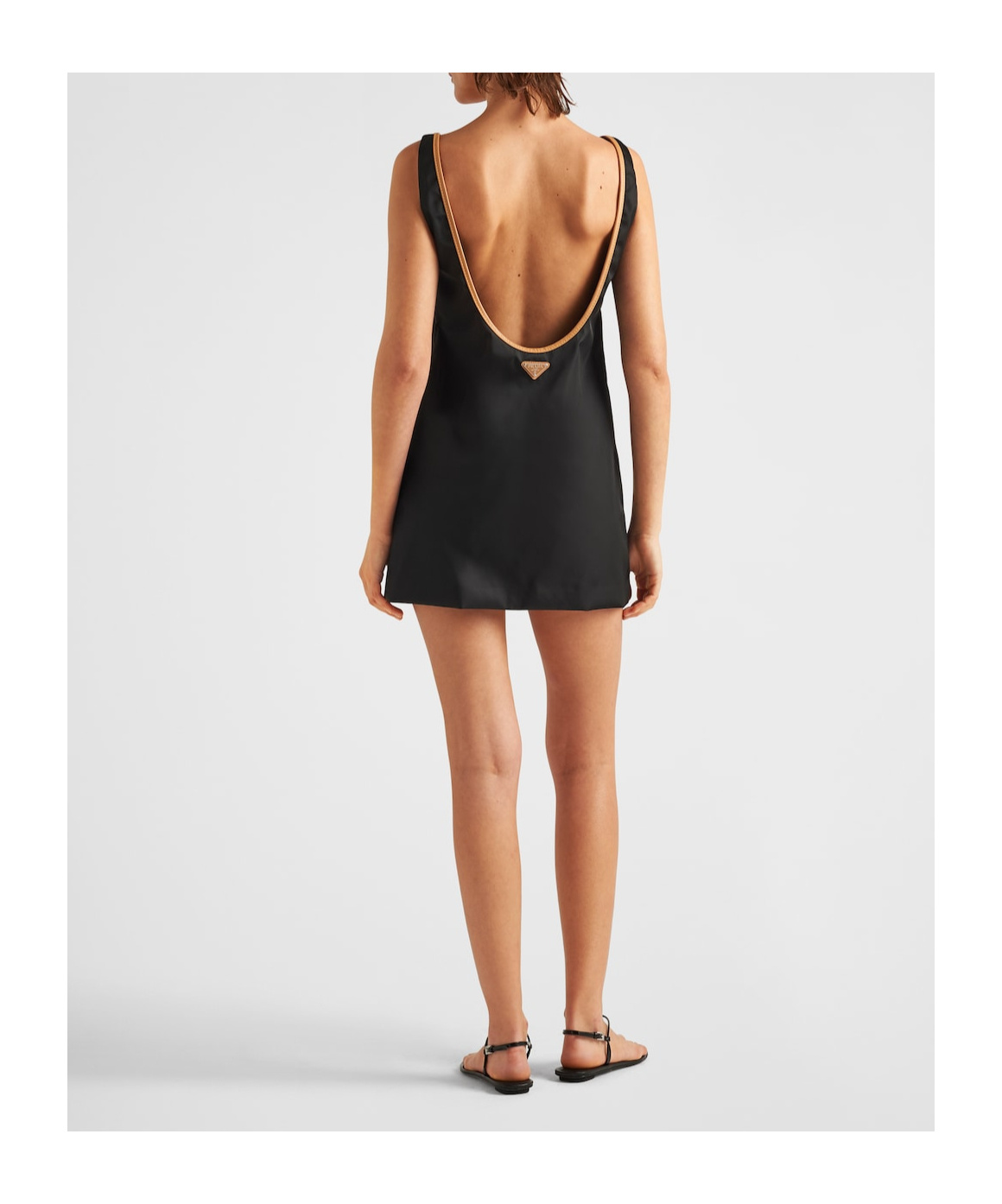 Prada Women Miniabito Re-nylon In Black