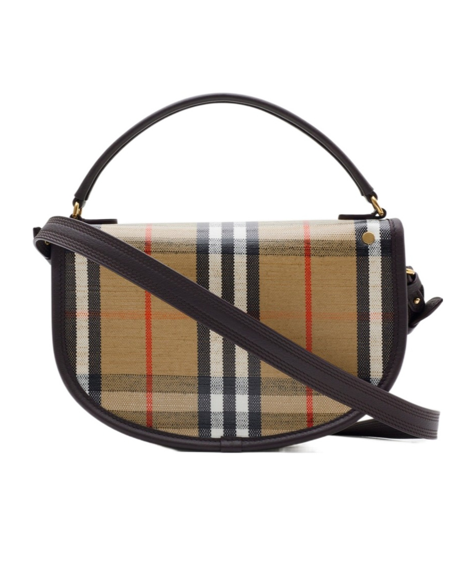 Burberry Highlands Crossbody Bag In Sand-colored