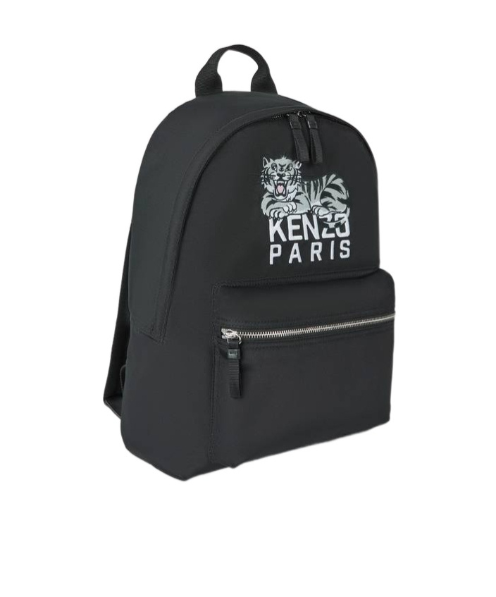 Kenzo Backpack With Adjustable Straps And Top Handle In Black