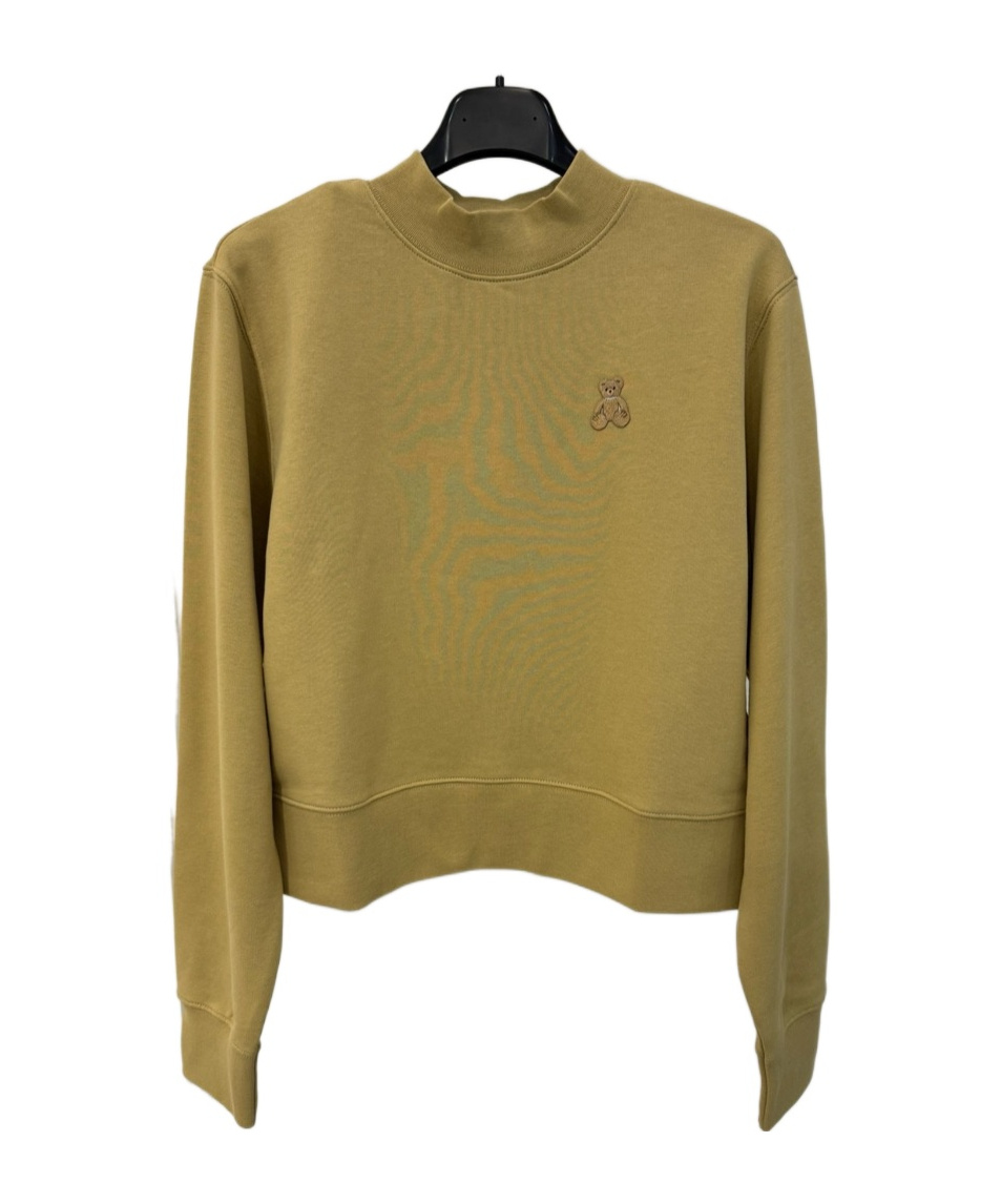 Palm Angels Long-sleeved Sweater In Green