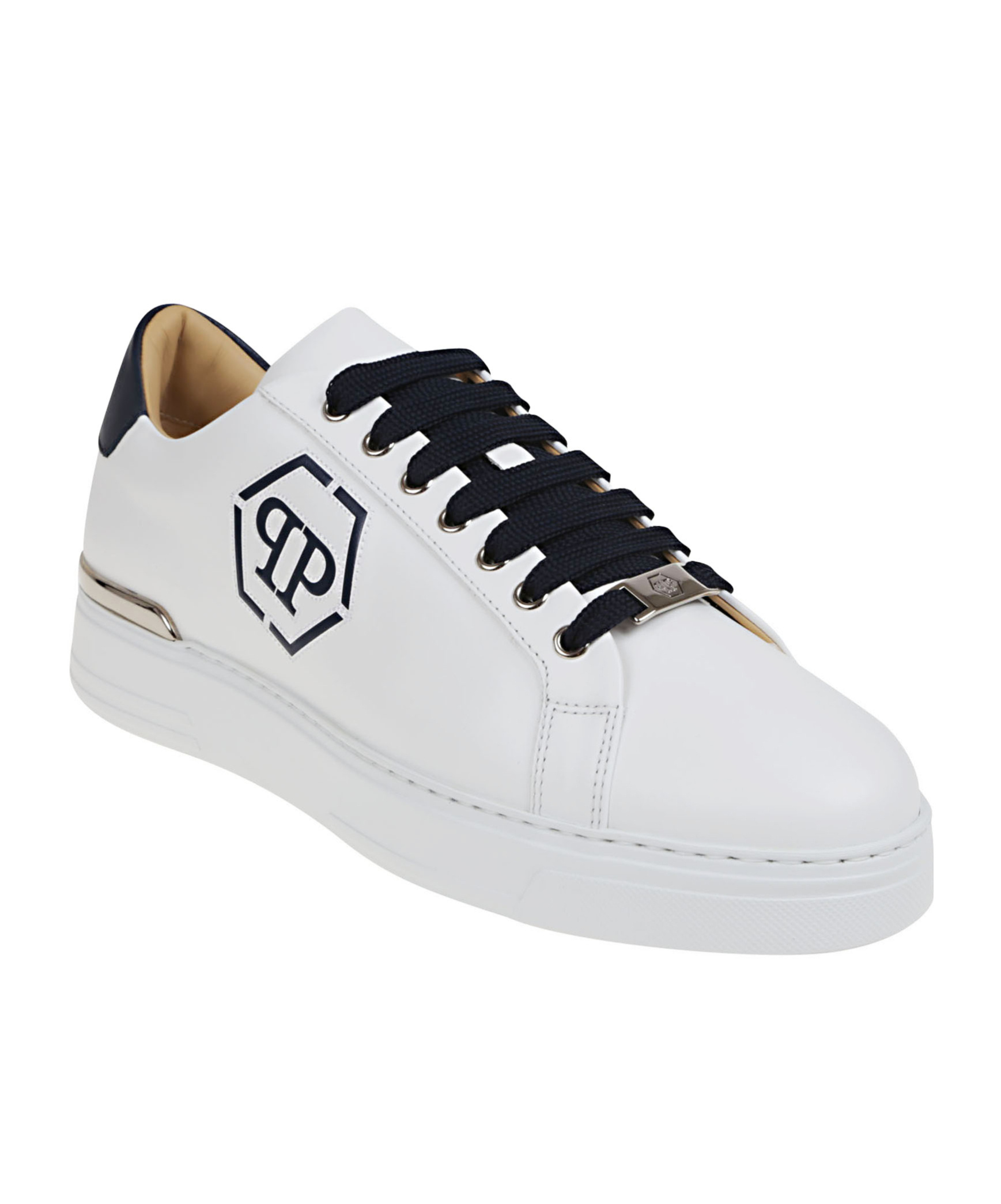 Philipp Plein Hexagon Lo-top Sneakers In White