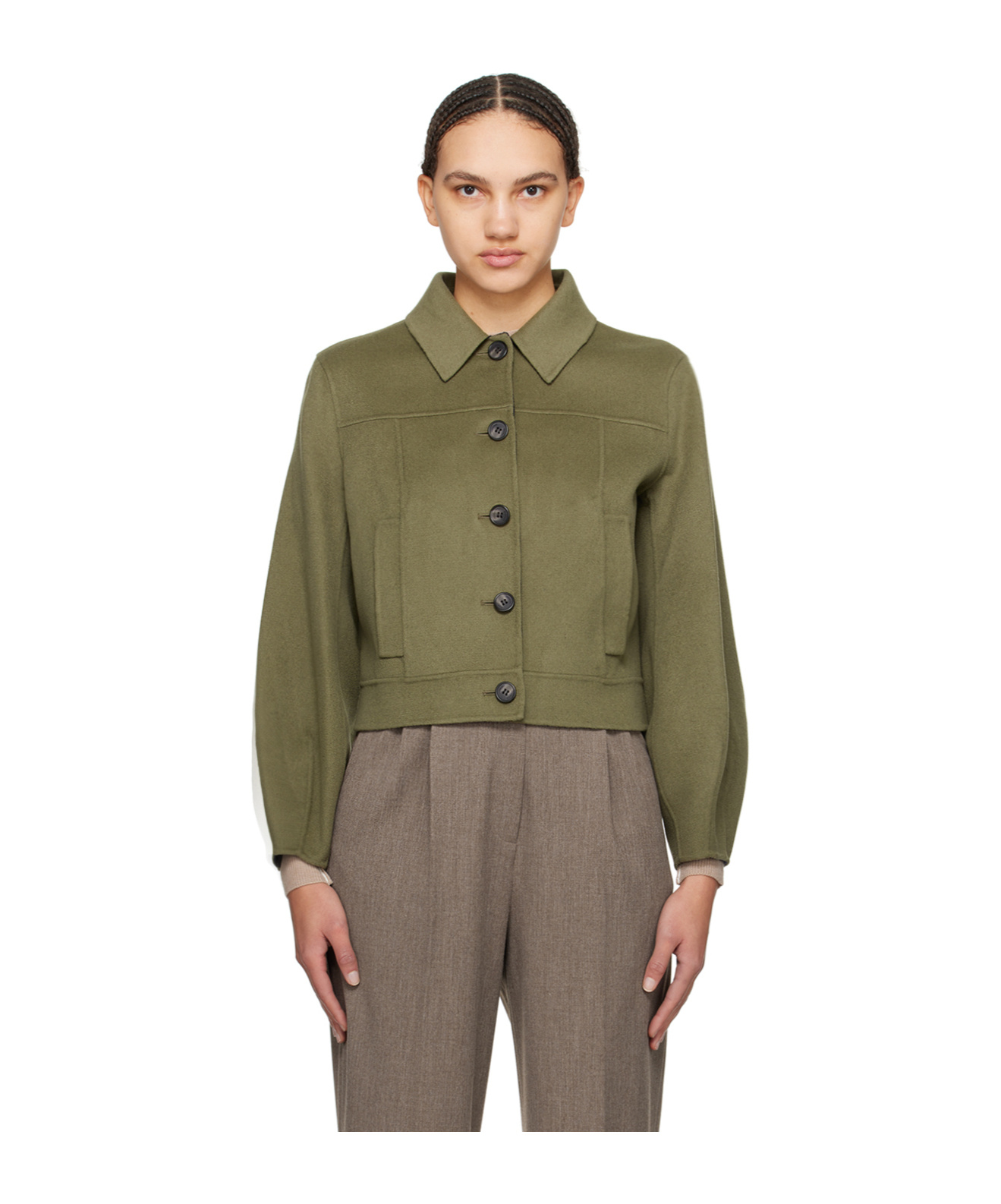 Mackage Khaki Lali Jacket In Green