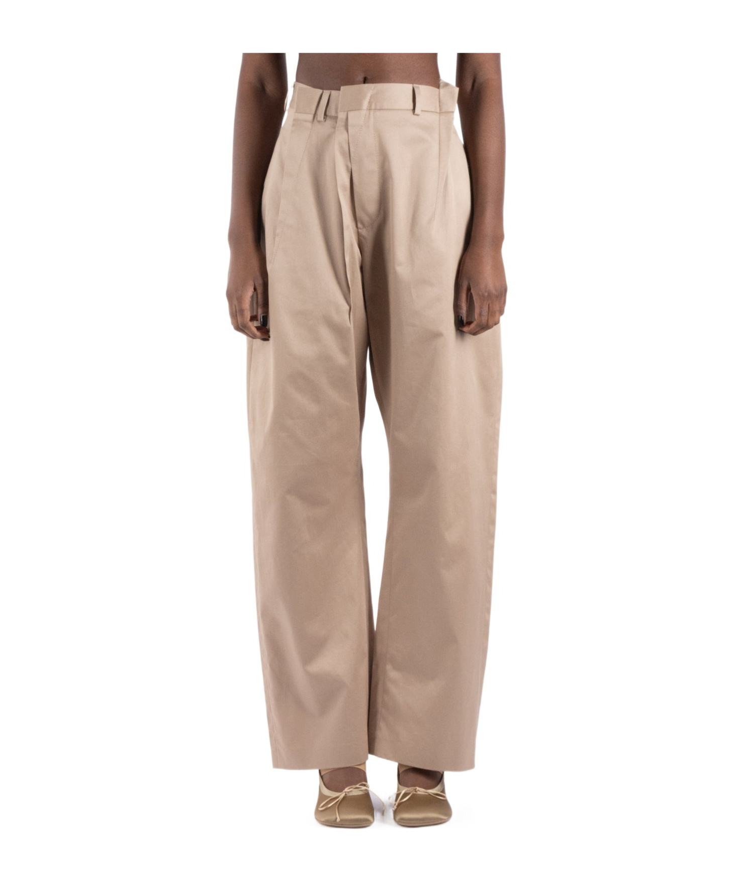 MM6 MAISON MARGIELA ASYMMETRIC TROUSERS