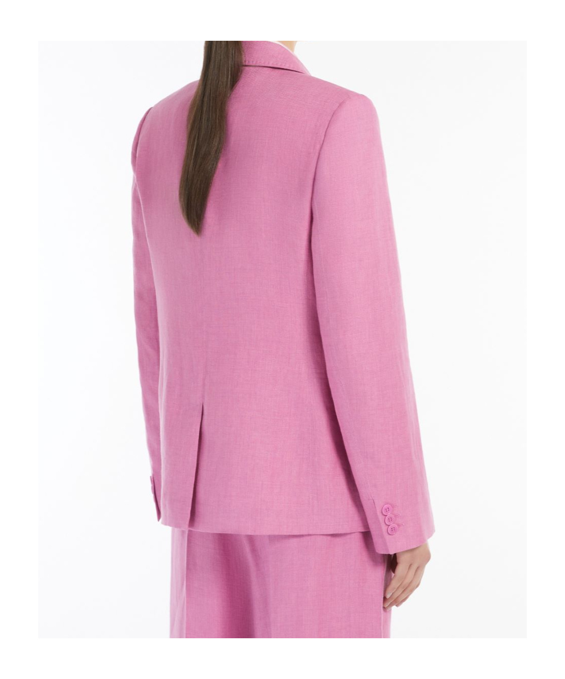 Weekend Max Mara Long-sleeved Suit Jacket In Pink