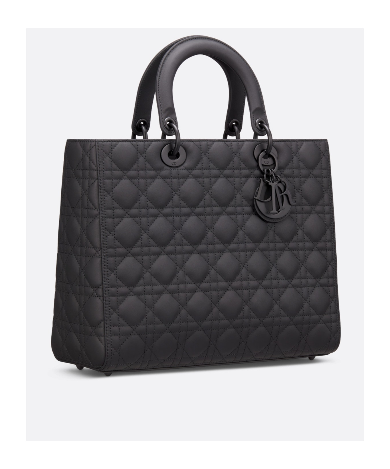 Dior Large Lady Bag In Black