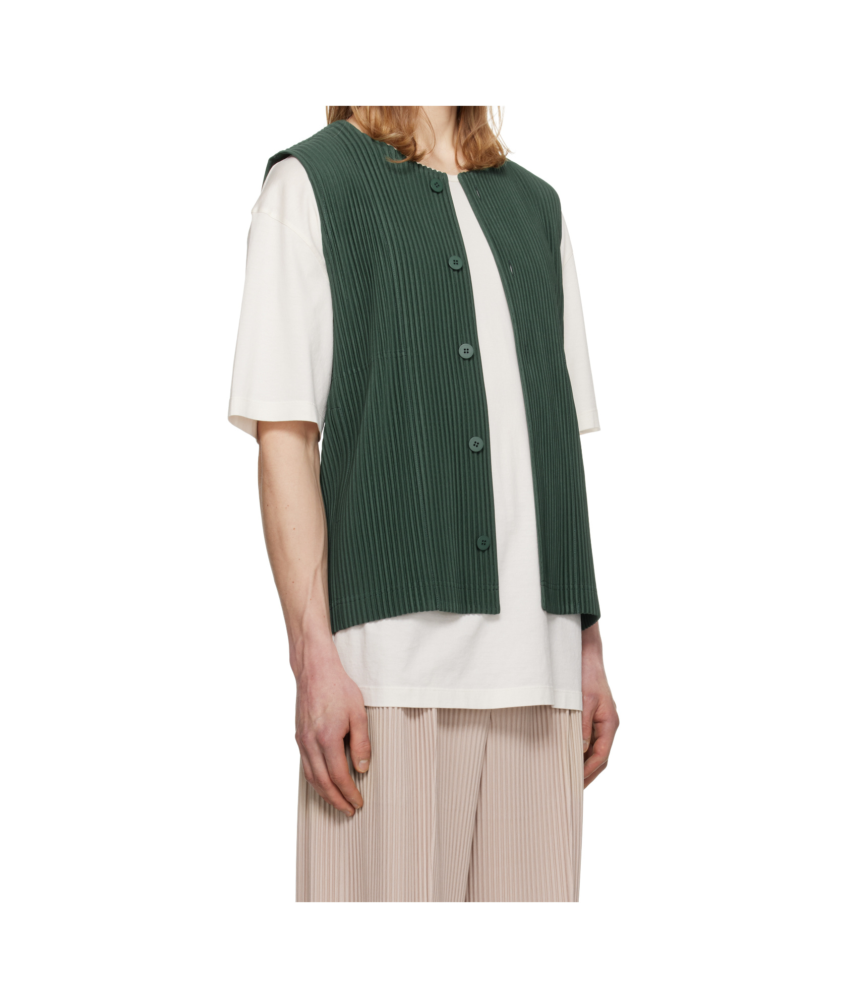ISSEY MIYAKE PLEATED VEST