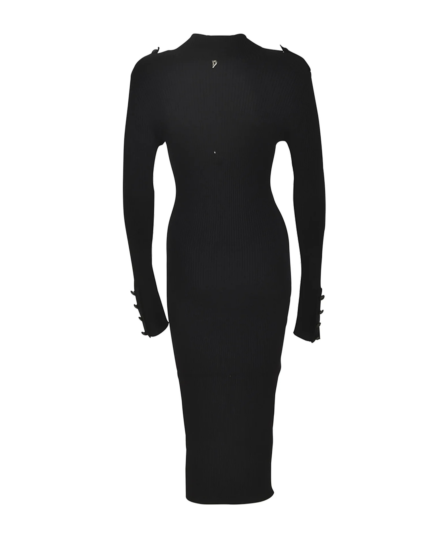 Dondup Ribbed Buttoned-cuff Dress