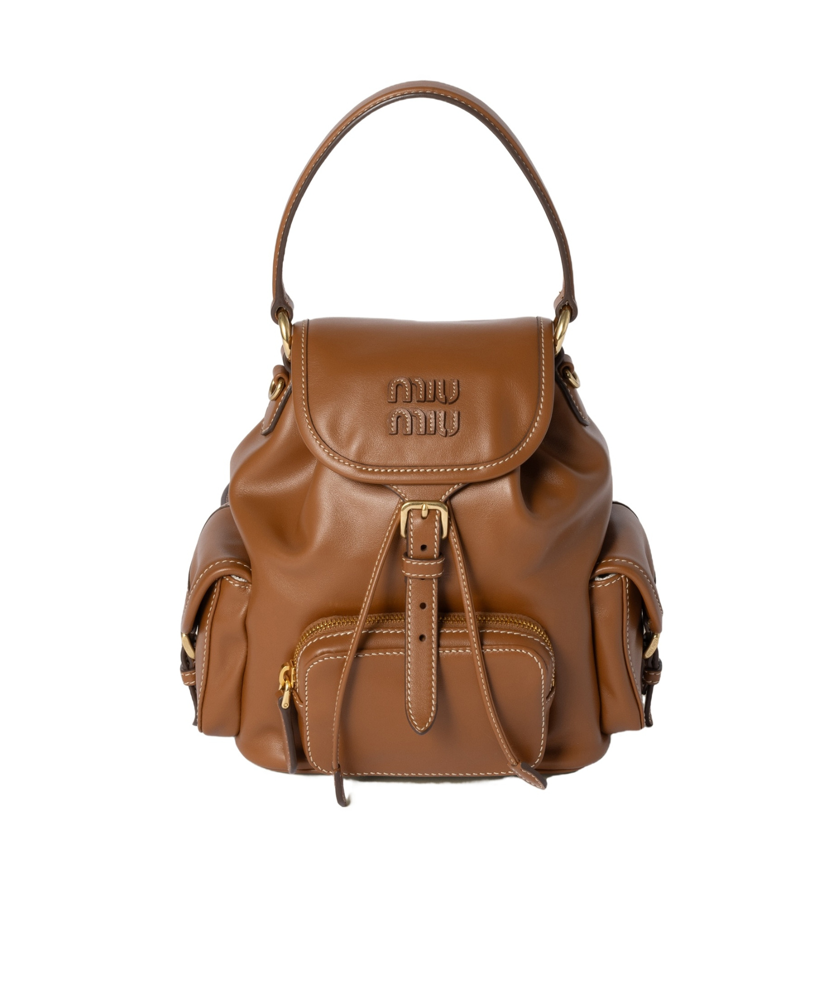 Miu Miu Leather Backpack
